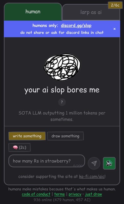 Your AI Slop Bores Me
