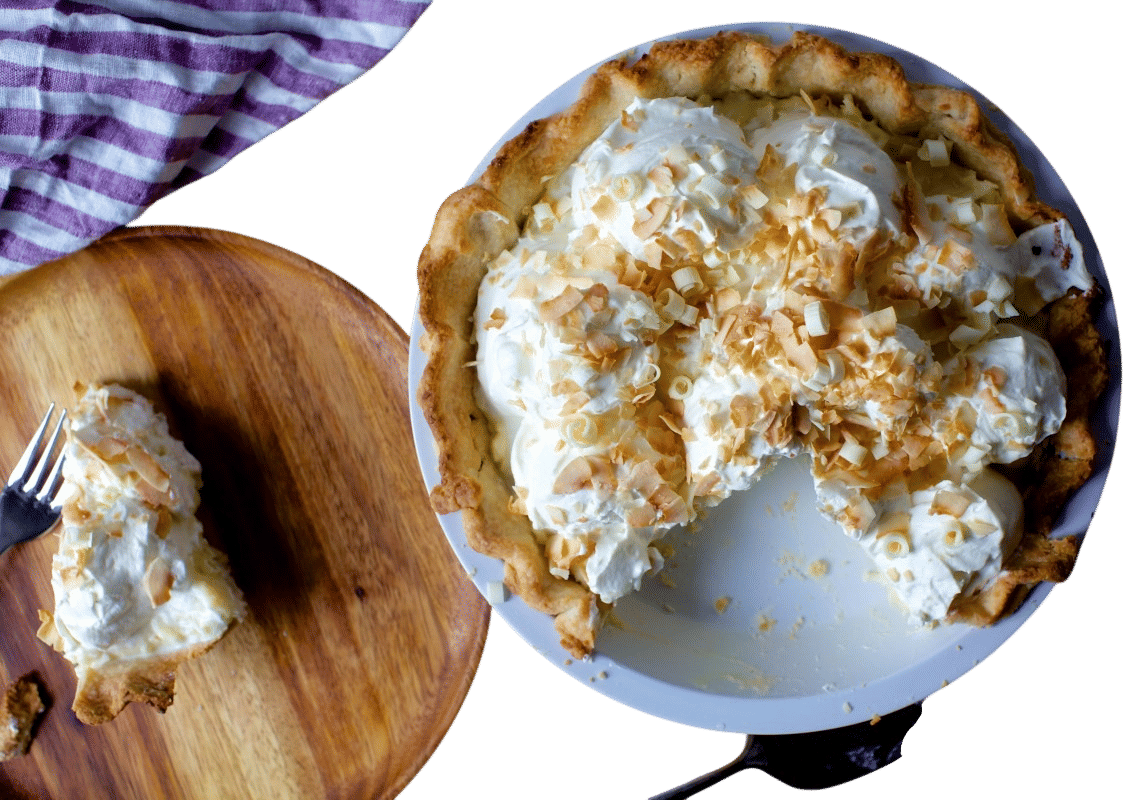 Triple Coconut Cream Pie