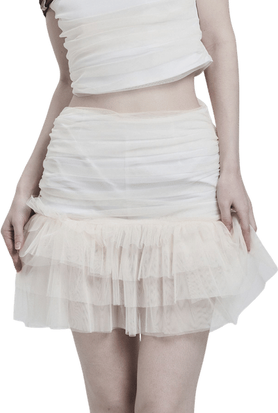 Cream Lace Shorts