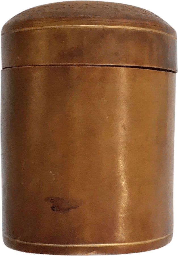 Made in Italy Leather Box W/ Lid