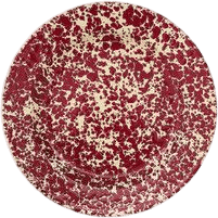 Splatter Flat Salad Plates, Set of 4