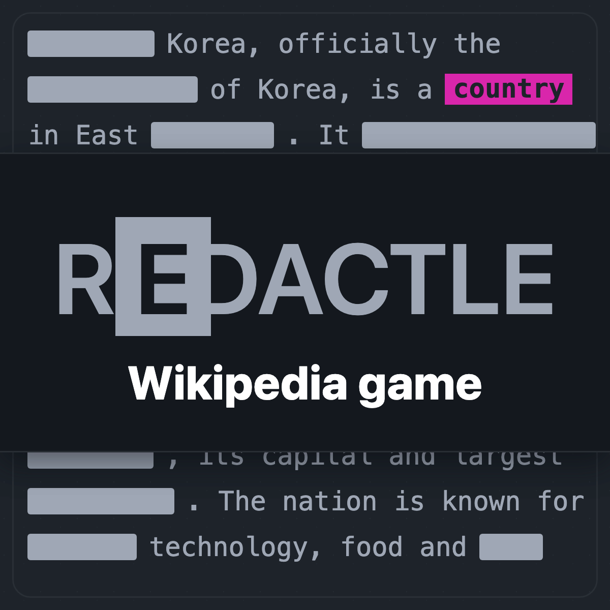 Redactle