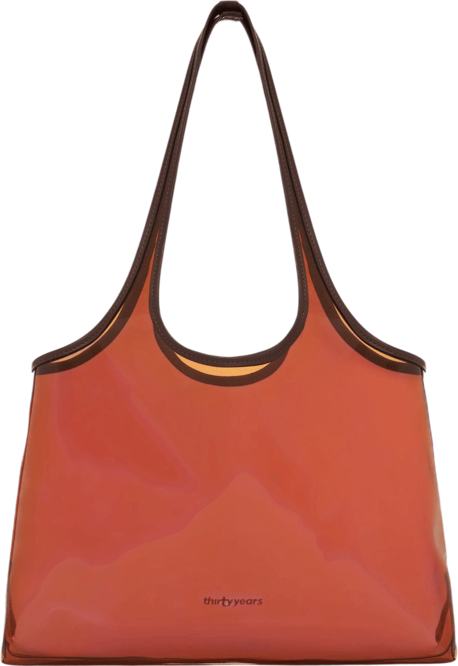 Jelly Clear Tote - Amber