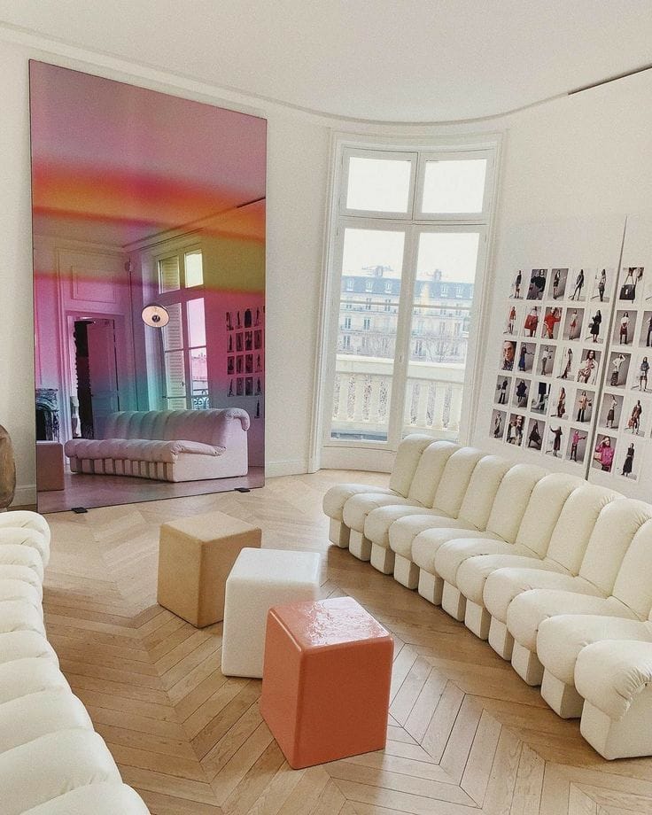Chloe store gradient mirror