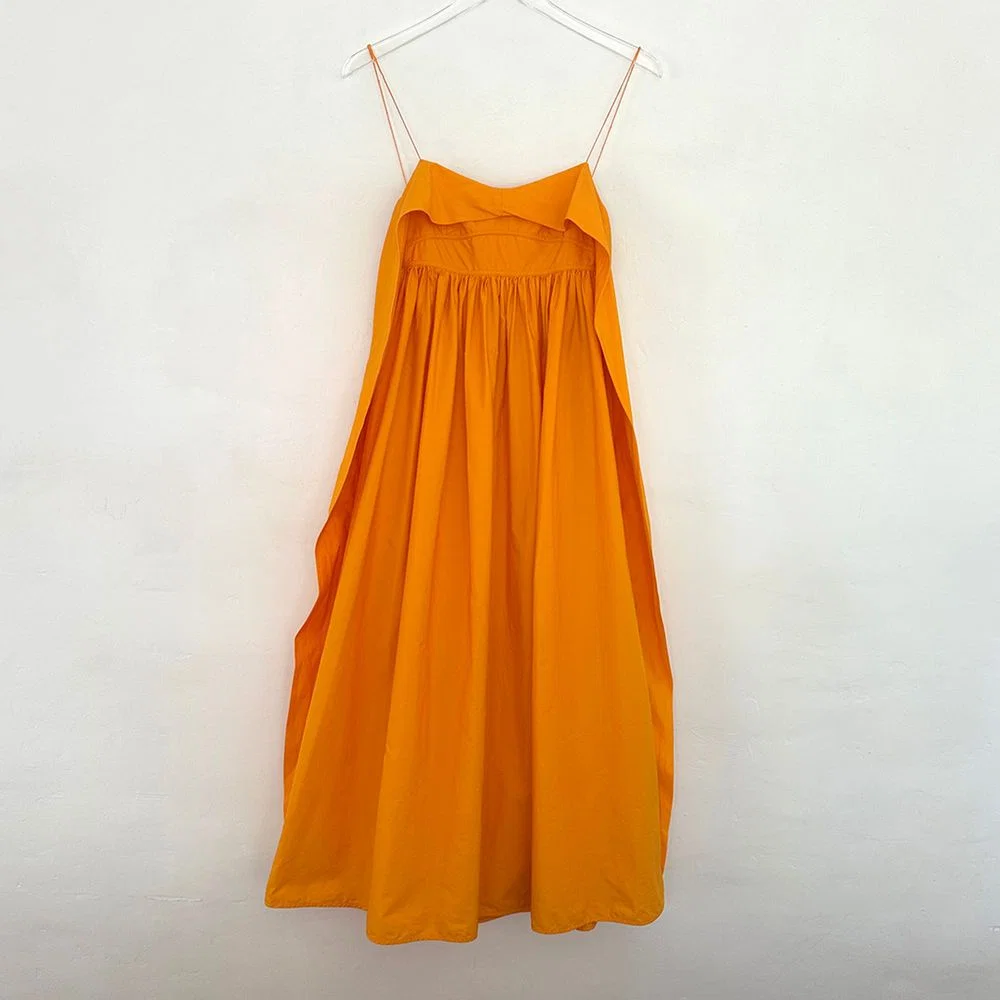 Tangerine Cotton Dress