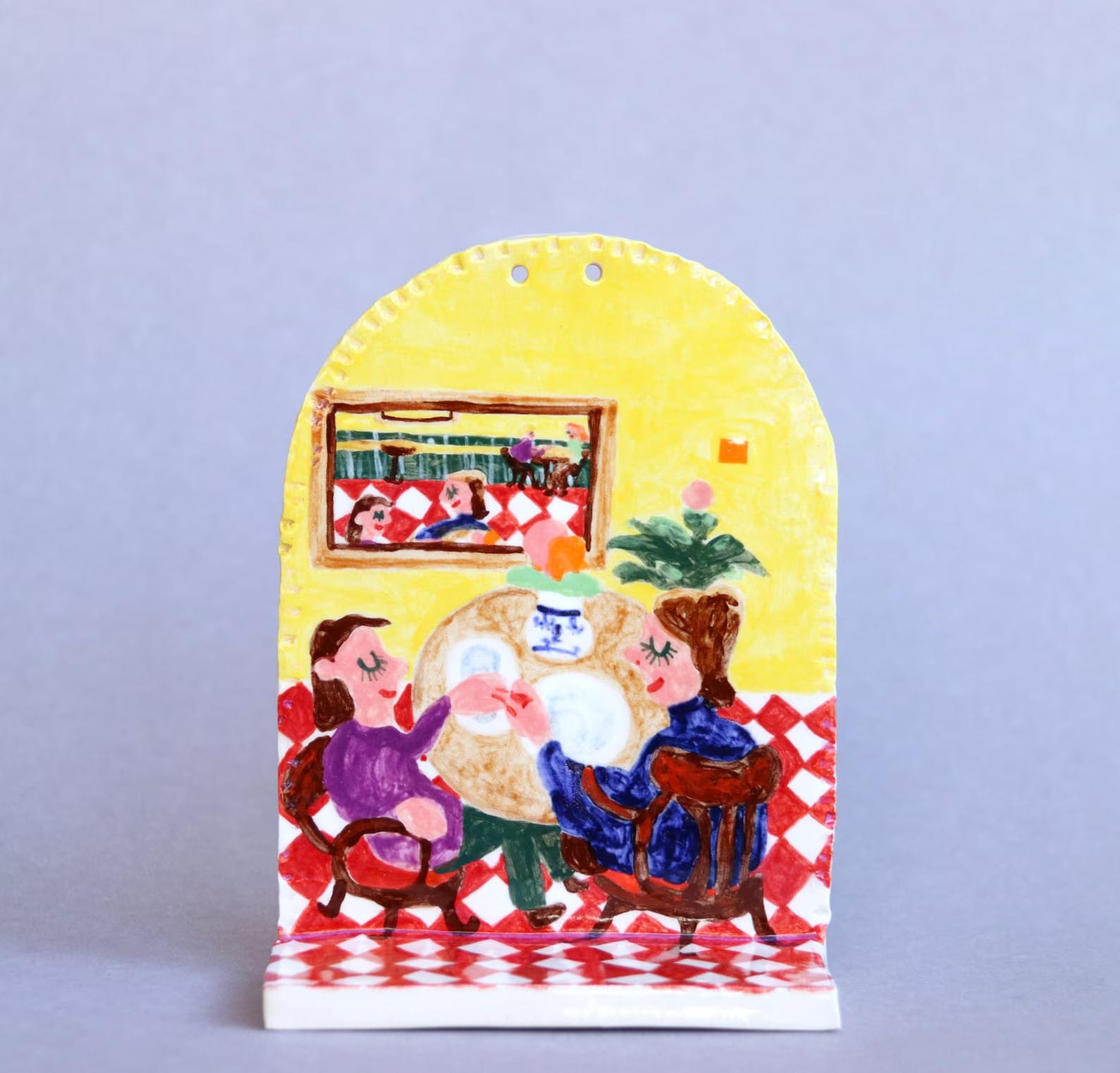 Handmade Ceramic Wall Altar Shelf