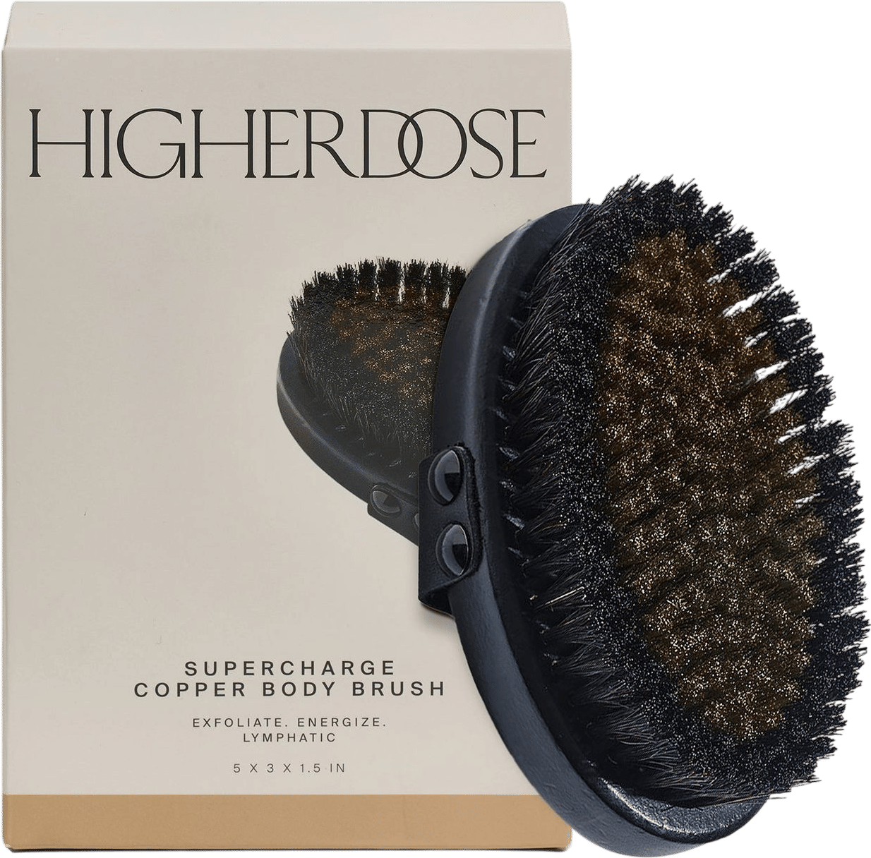 HigherDOSE Supercharge Copper Body Brush 