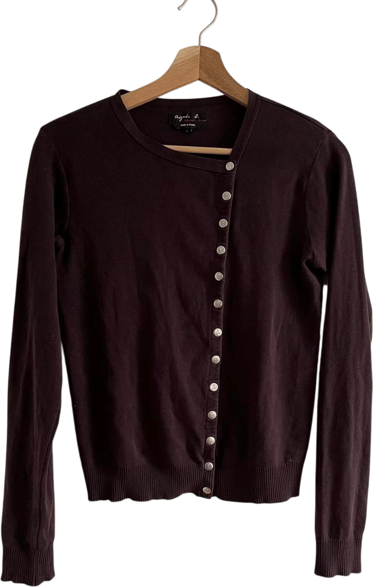 Agnès B Asymmetrical Cardigan