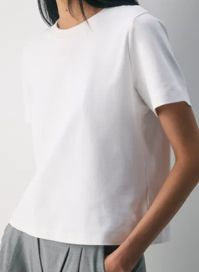 Interlock Cotton T-Shirt