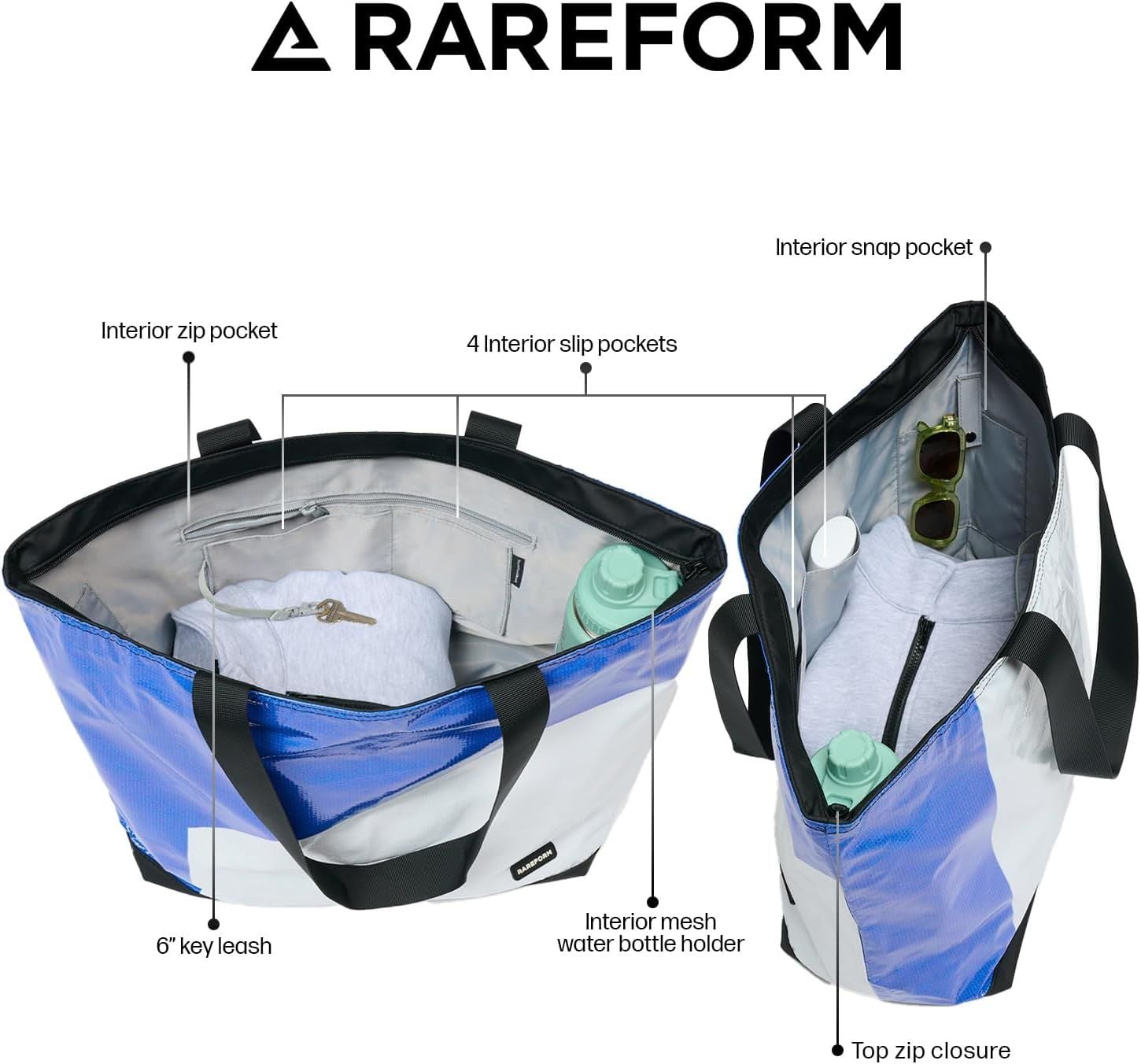 Rareform  39 L patchwork zippered Blake