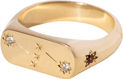 Custom Constellation Signet Ring