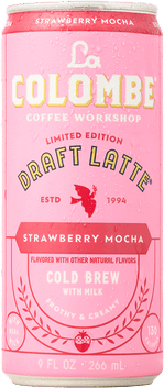 LA COLOMBE STRAWBERRY MOCHA DRAFT LATTE