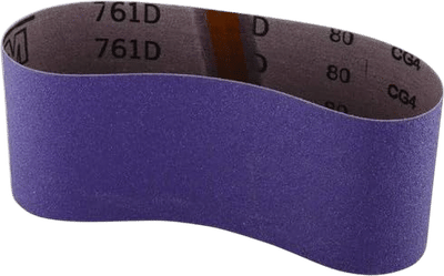81431 Regalite Resin Bond 80 Grit Cloth Sanding Belt (4-in x 24-in)