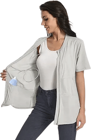 Mastectomy Shirt with Drain Pockets
