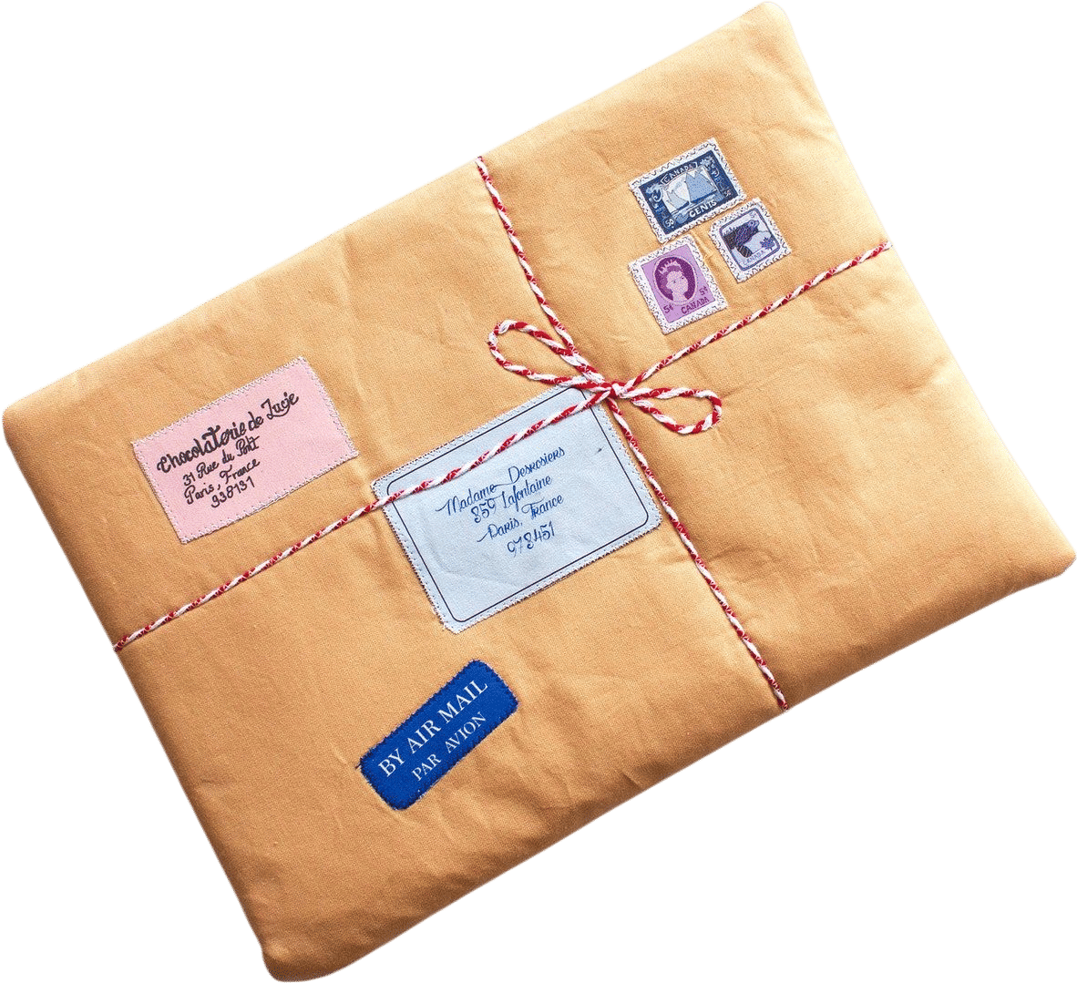 Vintage Mail Parcel iPad Case