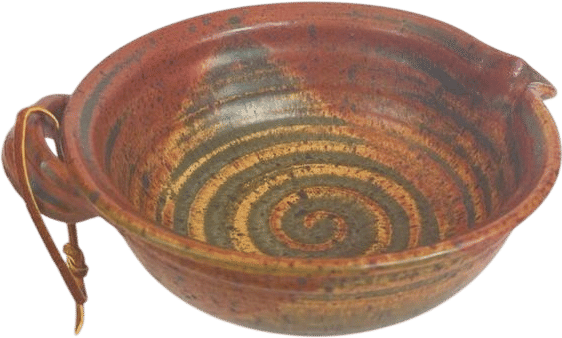 Vintage Wally Schwab PNW Studio Art Pottery Batter Bowl Spiral Glaze - Etsy