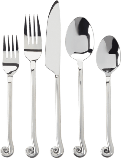Upward Spiral 5-Piece Flatware Set