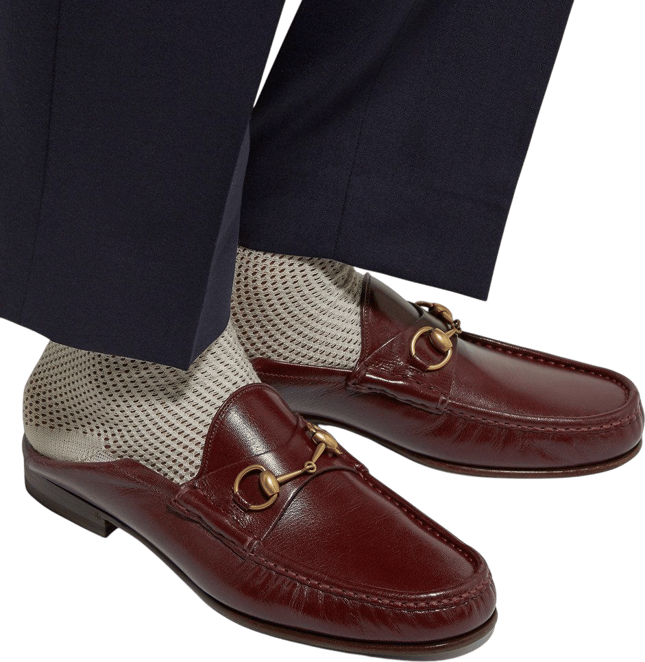 Gucci Horsebit Leather Loafers with Collapsible Heel