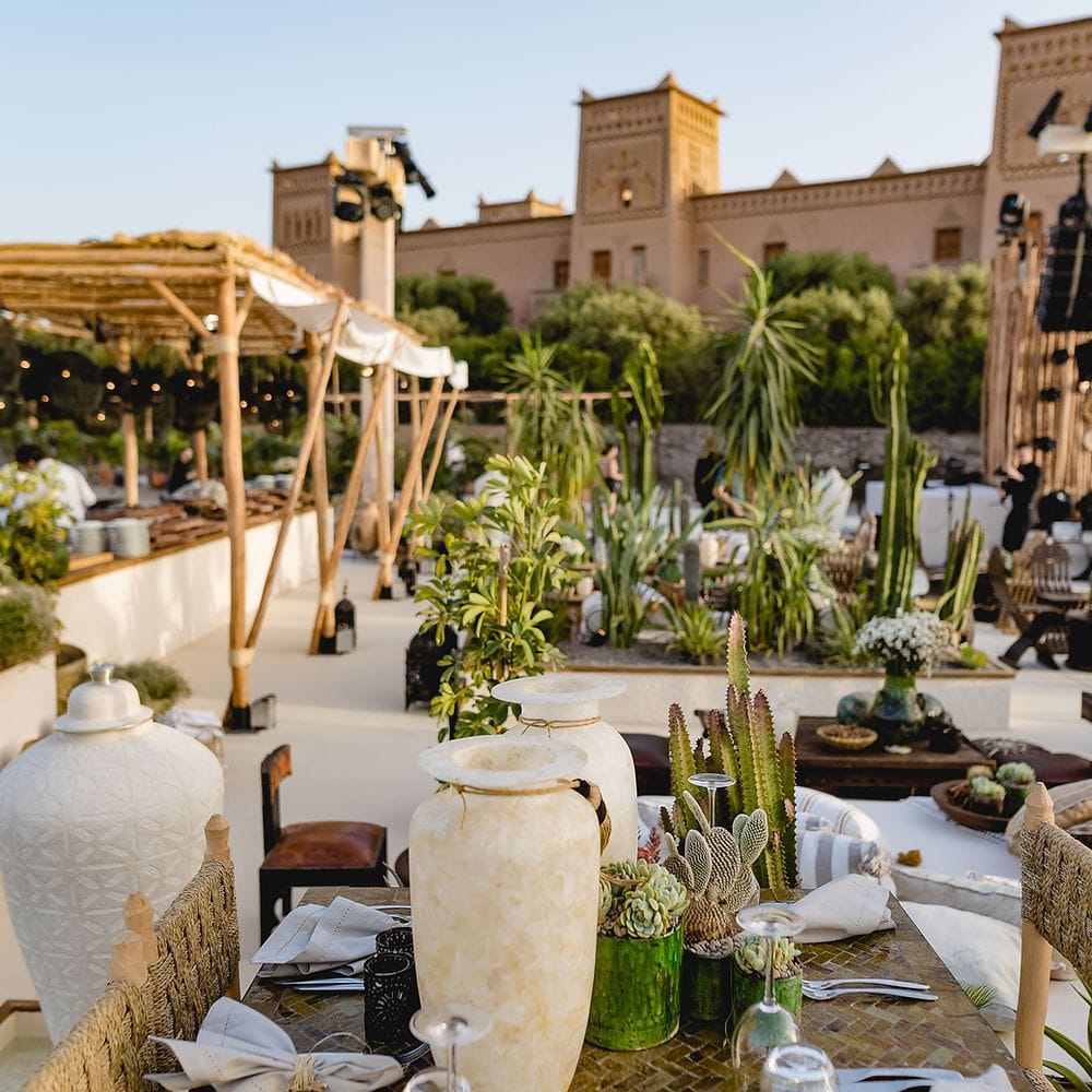 An incredible kasbah overlooking the desert 