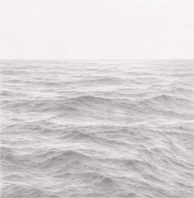 Monochromatic Seascape Drawing