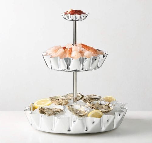 Meyer Polished Aluminum 3-Tier Seafood Tower