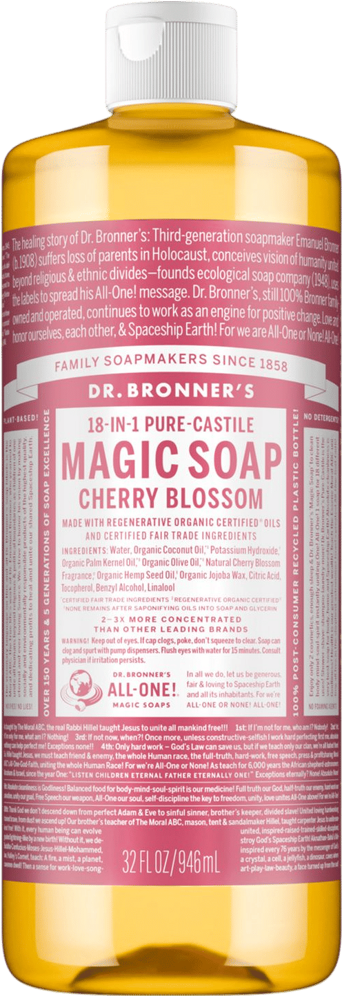 Pure-Castile Liquid Soap - Cherry Blossom