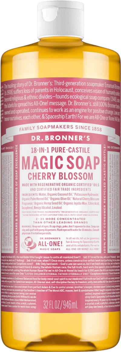 Pure-Castile Liquid Soap - Cherry Blossom