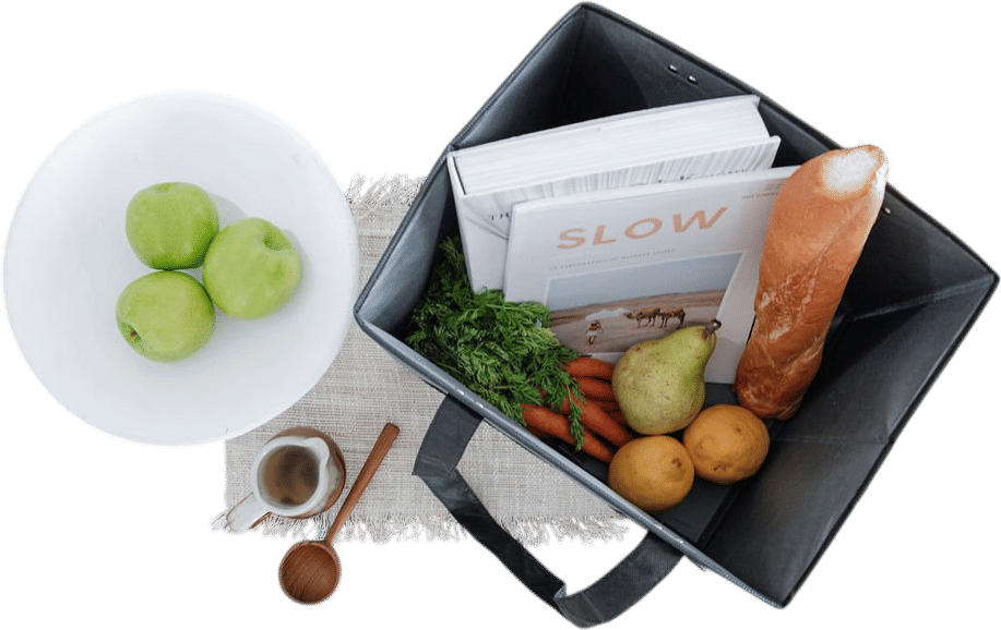 Box Tote Grocery Bags