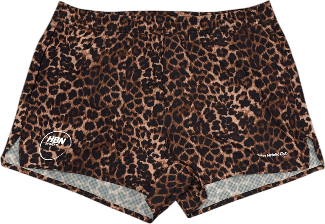 Human by Nature Marathon Shorts (Leopard)