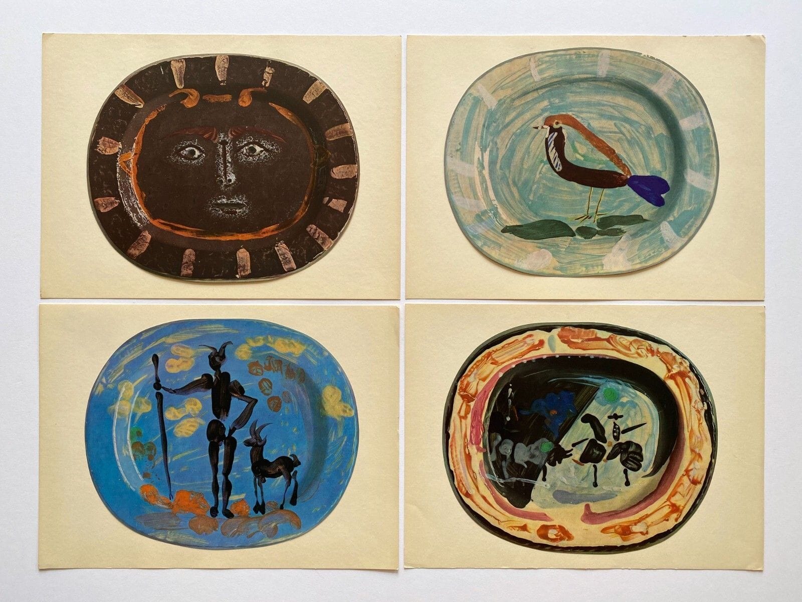 Ceramics by Picasso: Rare 1950 1st Ed Lithograph Prints Portfolio