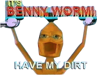 it's benny worm /// Jack Stauber
