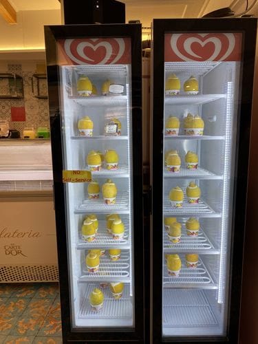 Lemon Sorbetto in a Lemon