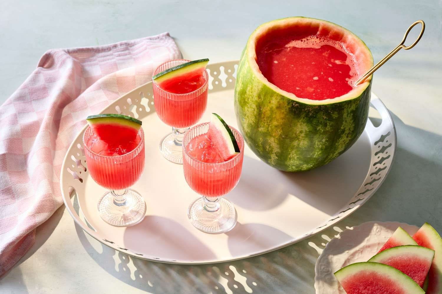 Watermelon Punch Bowl Recipe