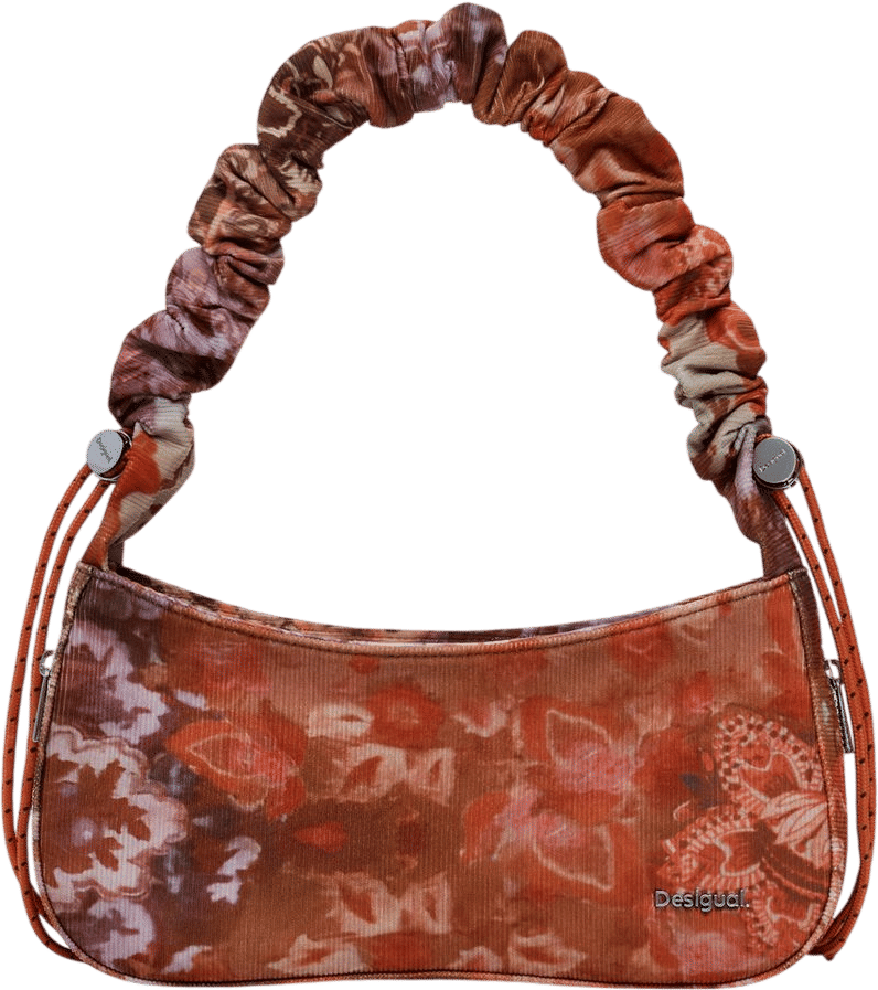 Floral Texture Crossbody Bag