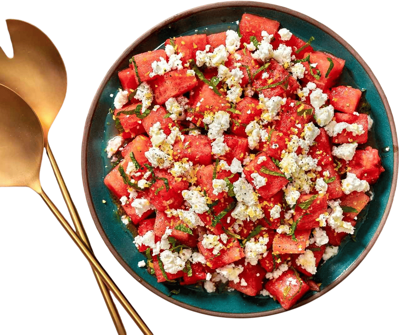 Watermelon, Feta, and Mint Salad