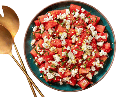 Watermelon, Feta, and Mint Salad Recipe