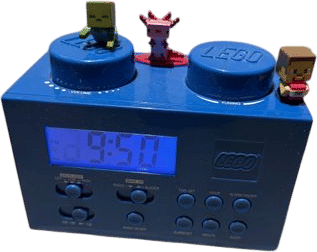 Lego alarm clock
