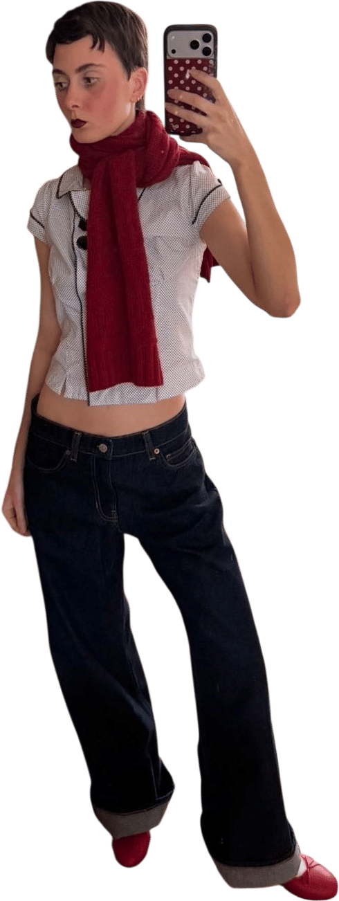 Reformation Low-Rise Wide-Leg Jeans