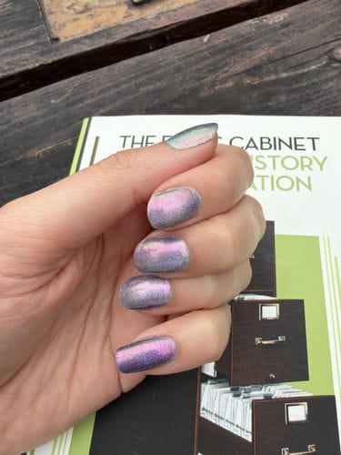 painting your nails yourself on a regular schedule