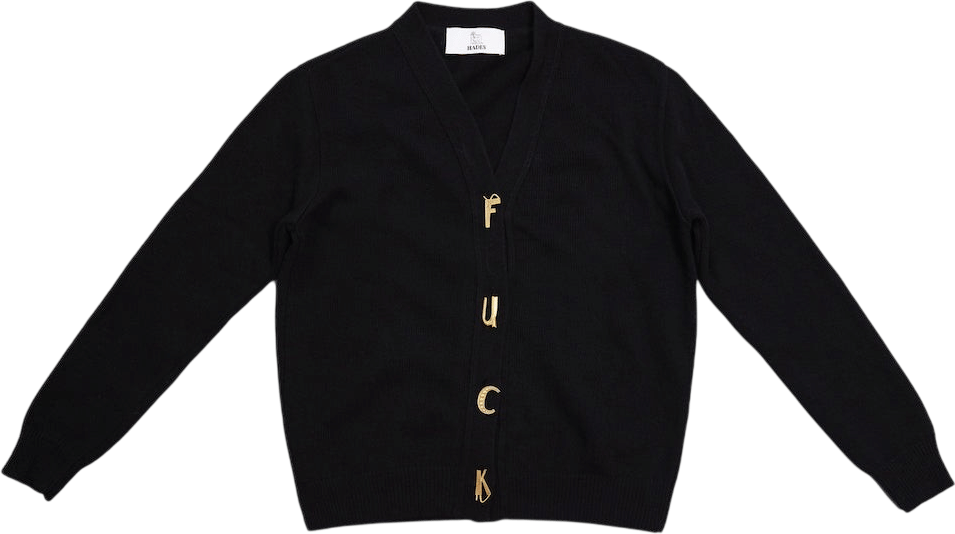 Carrington Cardigan | Black | FU*K