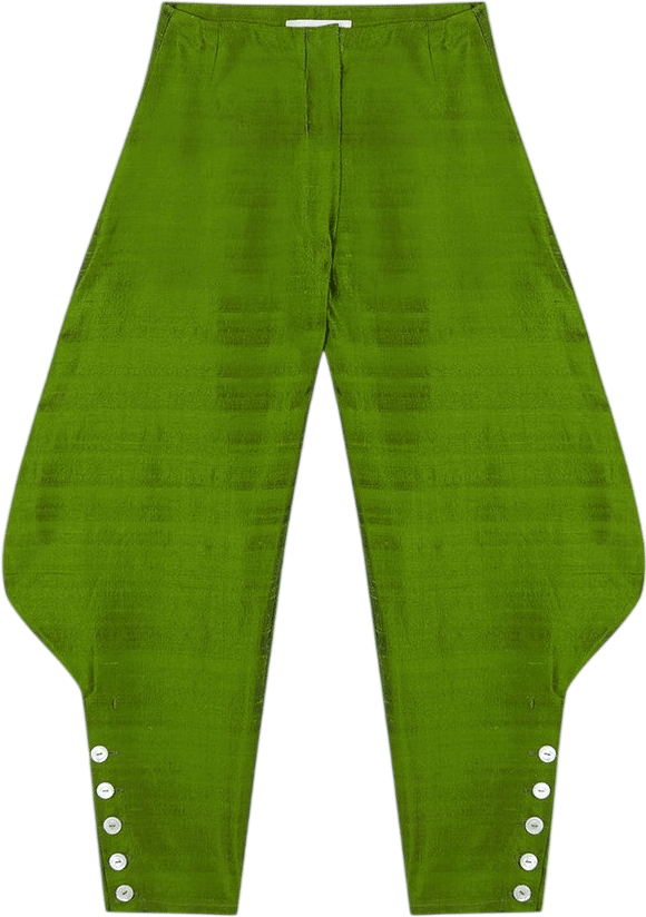 Cleo Pants Silk Green