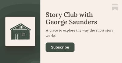 Story Club with George Saunders