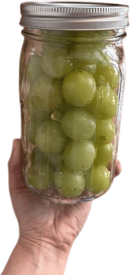 big ole jar of grapes
