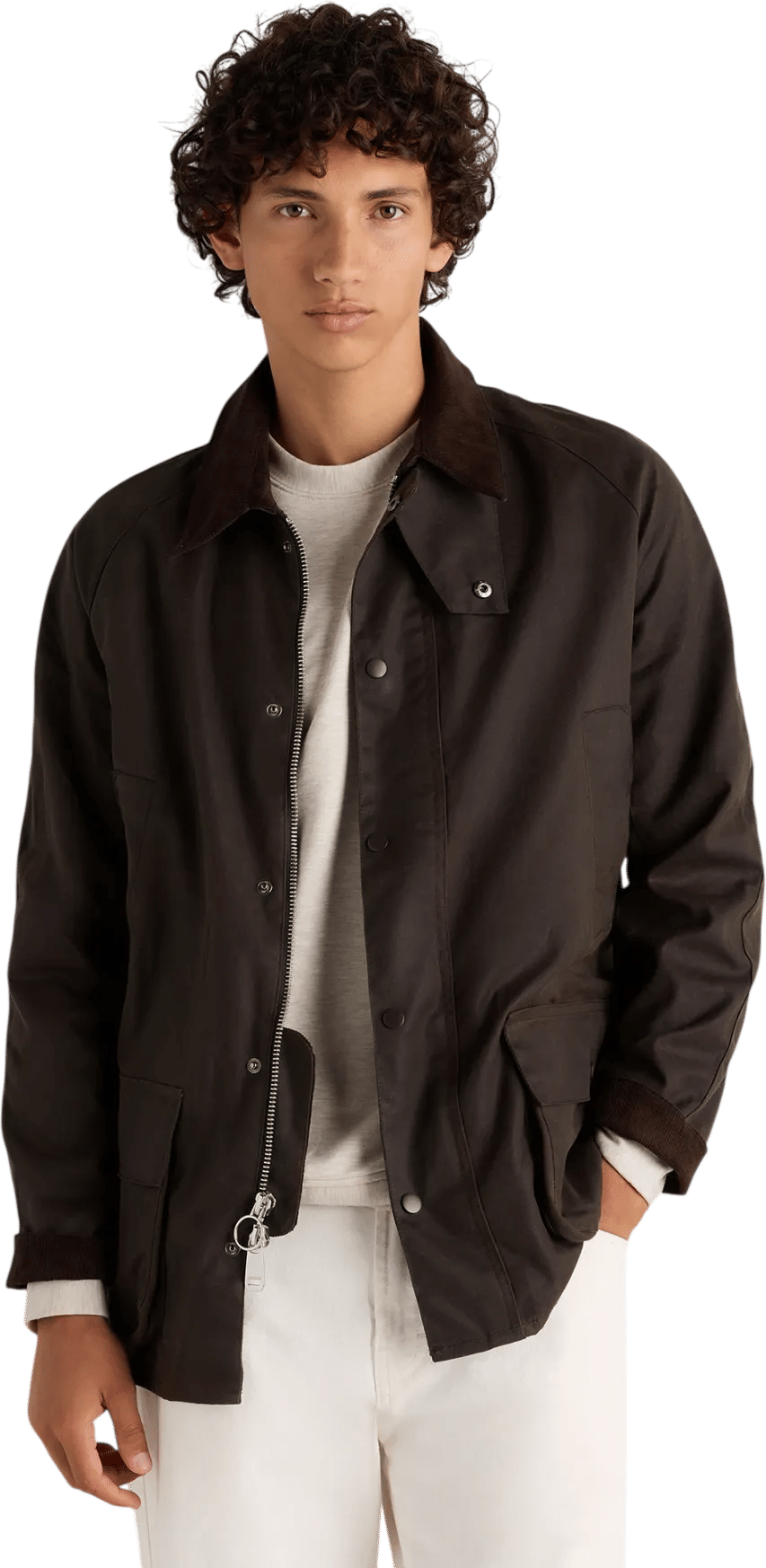 Quince Organic Waxed Cotton Barn Jacket