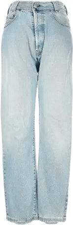 Straight jeans Diesel Blue size 28 US in Cotton - 57050548