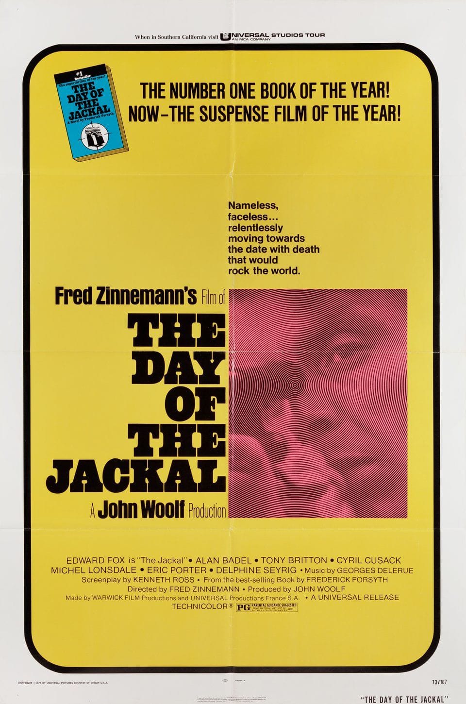 The Day of the Jackal (1973) Half Sheet
