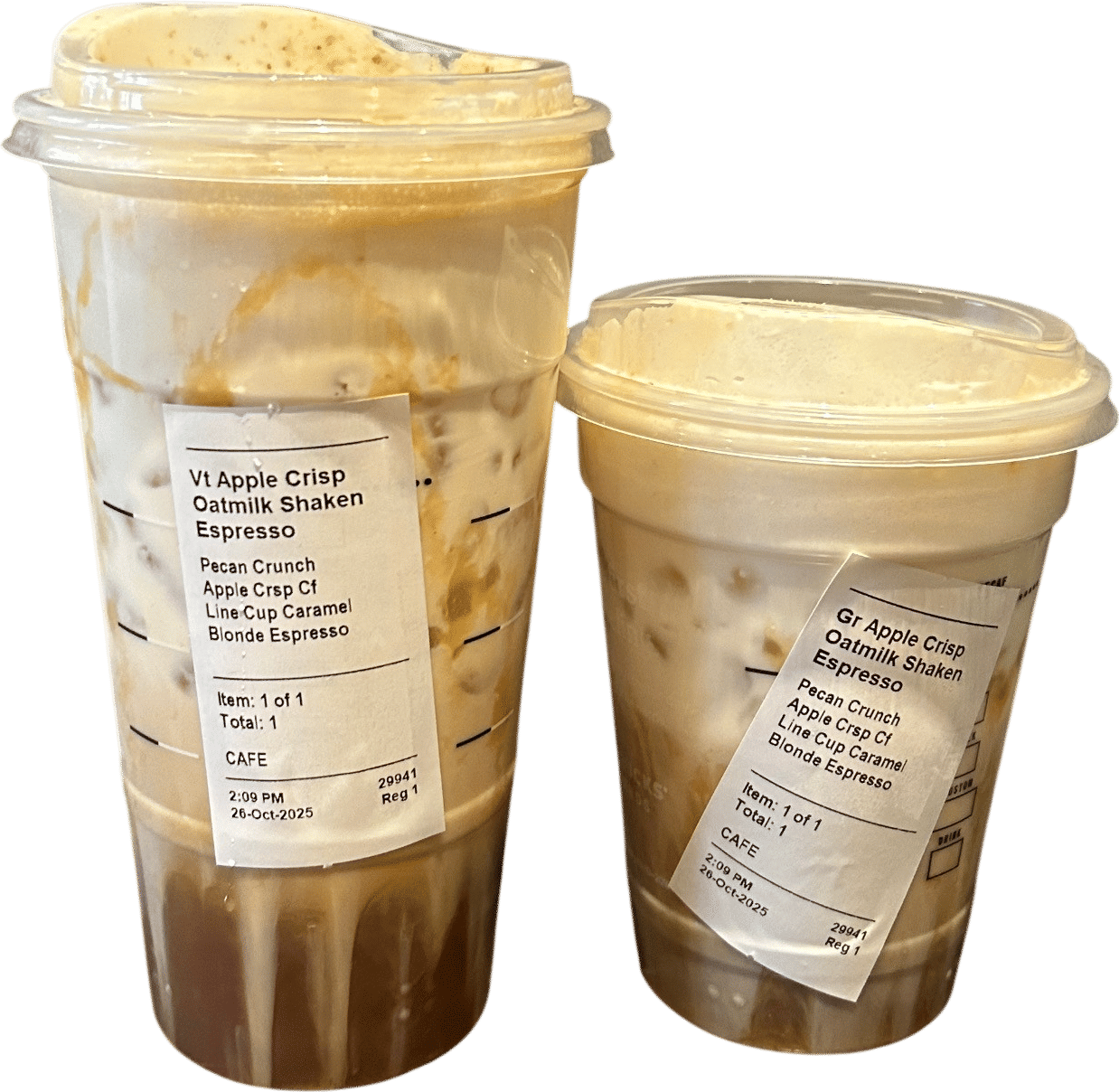 Apple Crisp Oatmilk Shaken Espresso