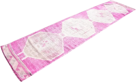 Vintage handmade rug, Turkish area rug, Rustic kitchen decor, Bohemian rug, Boho decor, Floor wool rug, Home decor, 2.9 x 11.7 ft TV5285