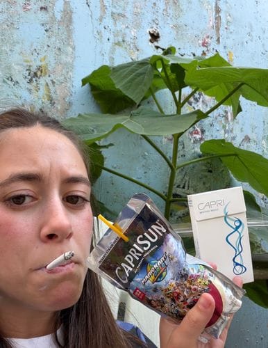 capri sun w a capri ciggy