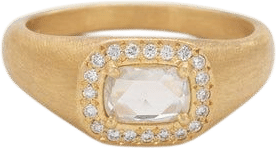 Sora Yellow Gold and Diamonds Ring